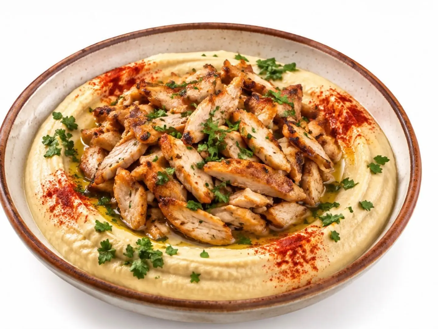 حمص شاورما دجاج