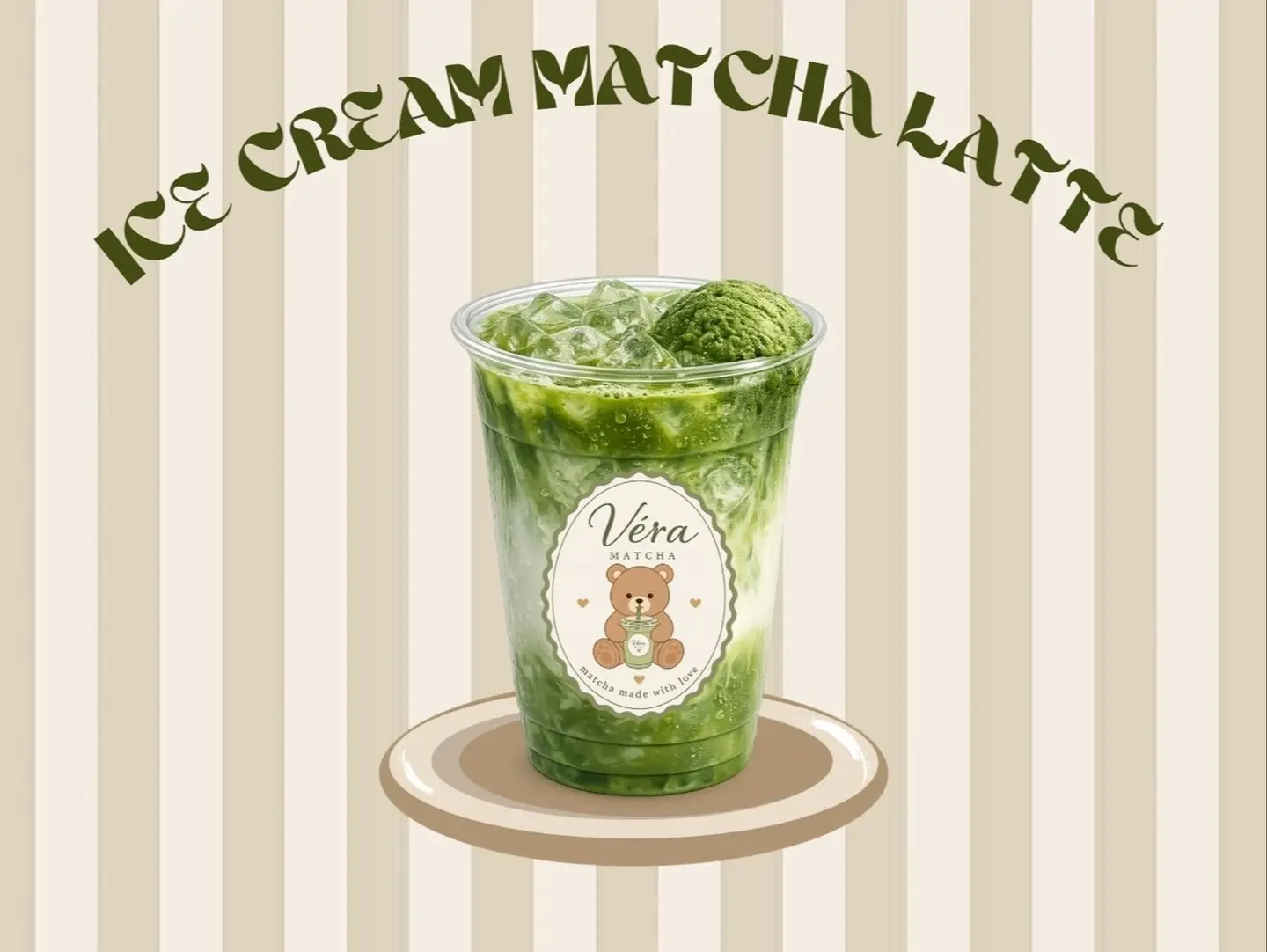 Ice Cream Matcha Latte