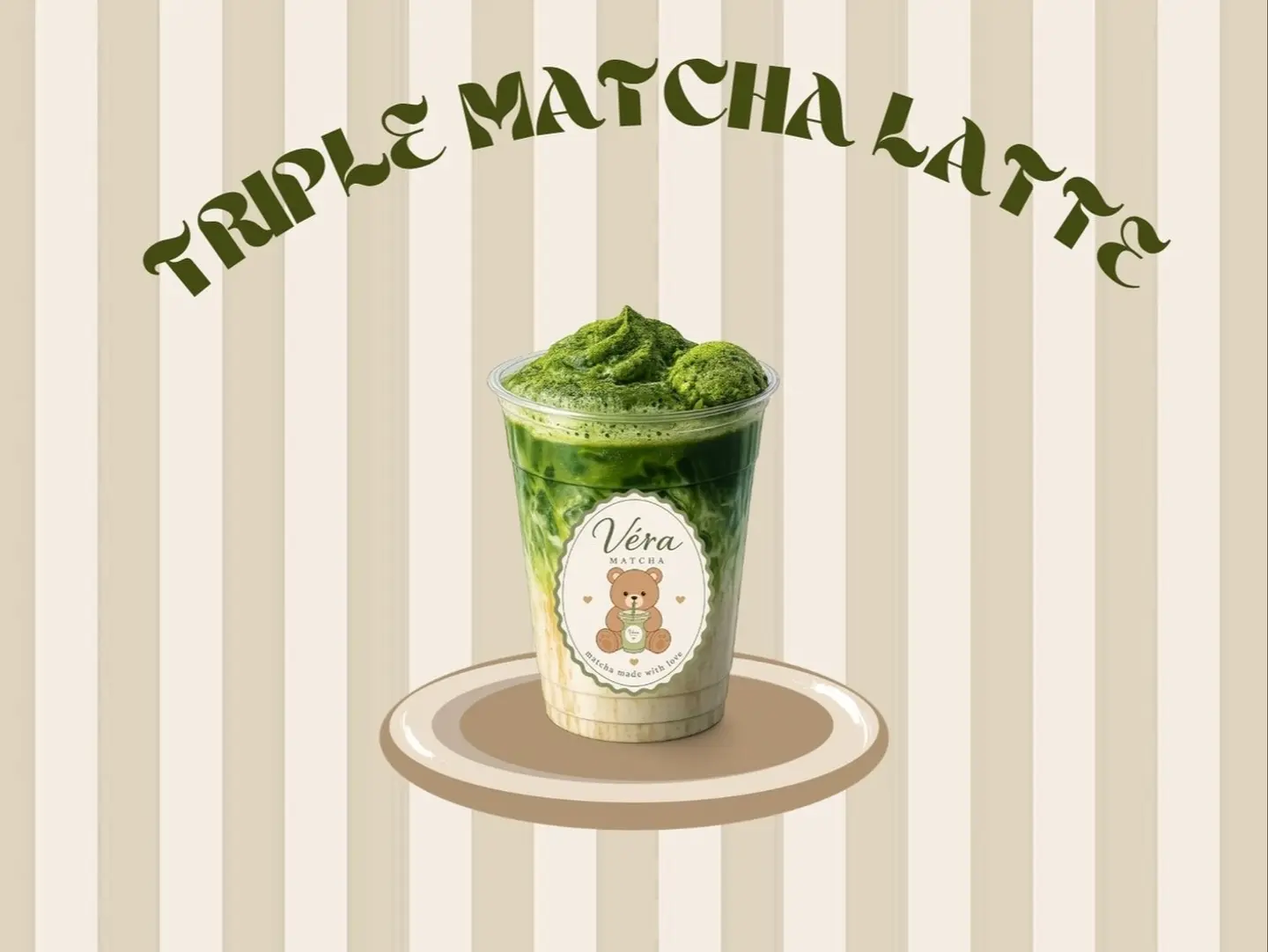 Triple Matcha Latte