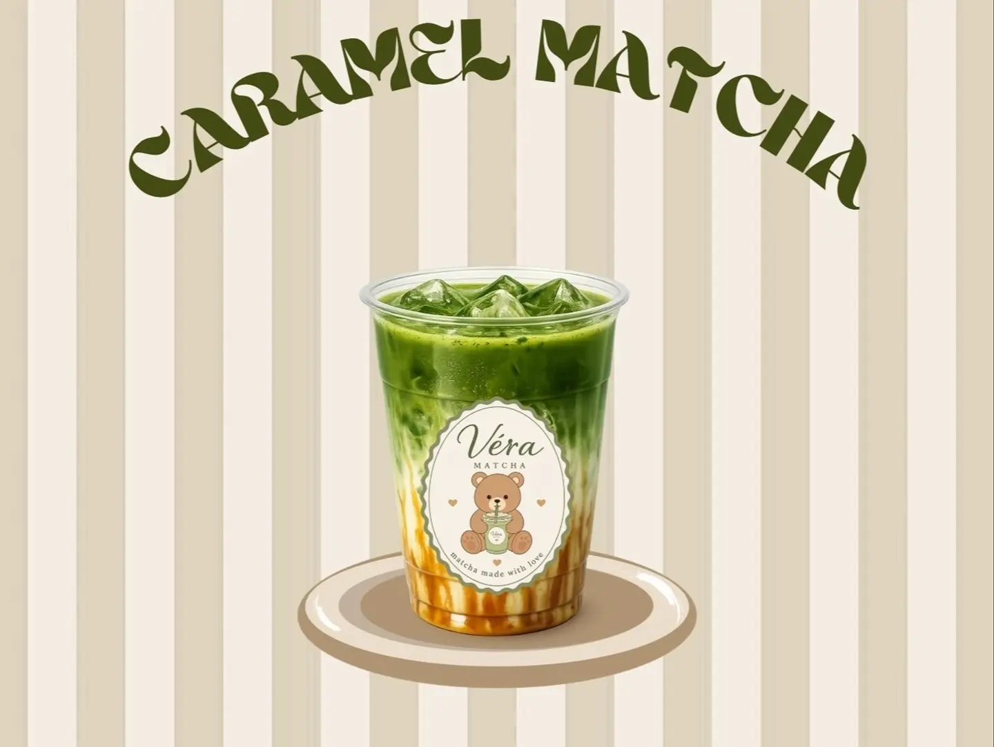 Caramel Matcha Latte