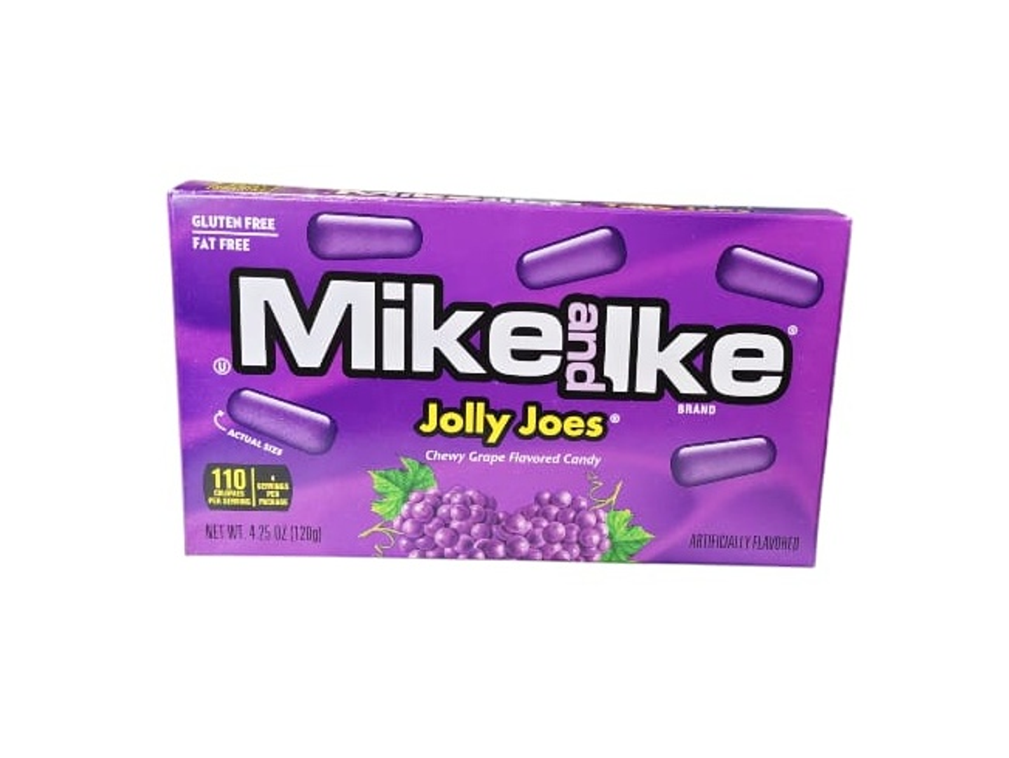 Mike & Ike Jolly Joes Chewy Grape Flavor 120g