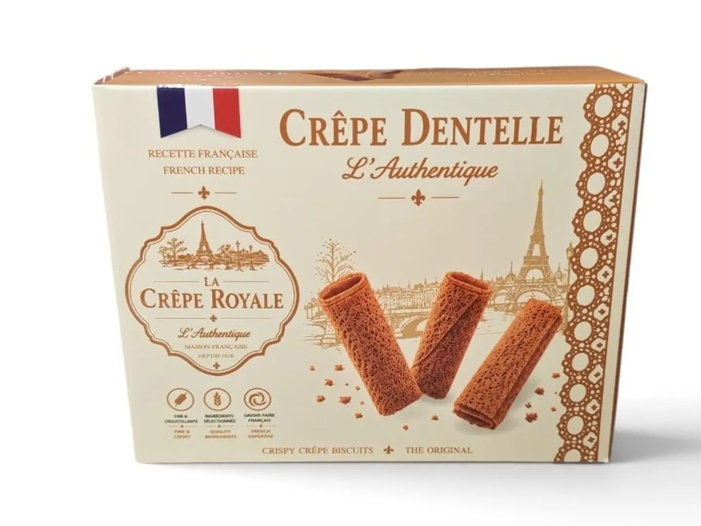 French Chocolate Crepe Wafer 50g