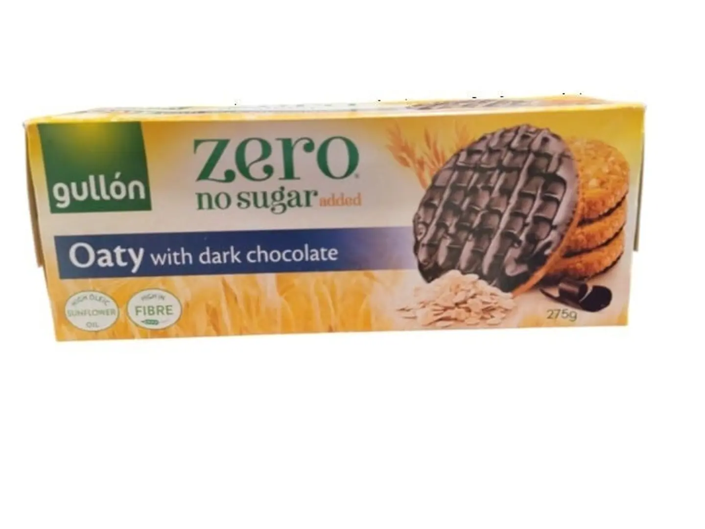 Oat Biscuits Coated In Dark Chocolate, No Added Sugar, 275g
