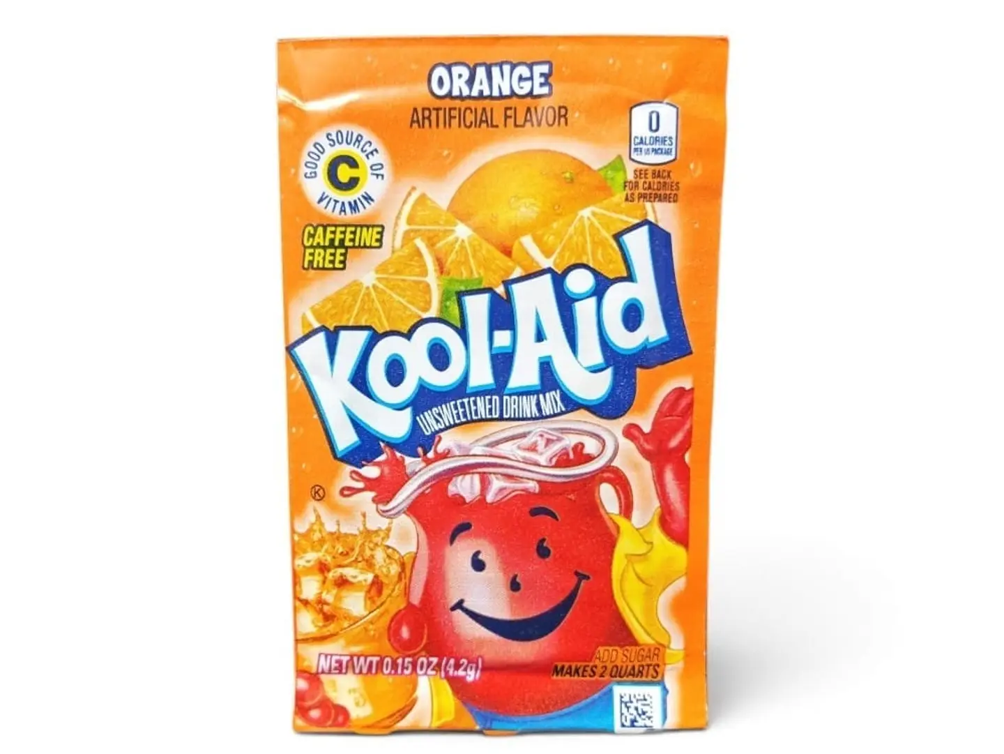 Kool Aid Orange Flavor Drink Mix, 4.2g (Imported)