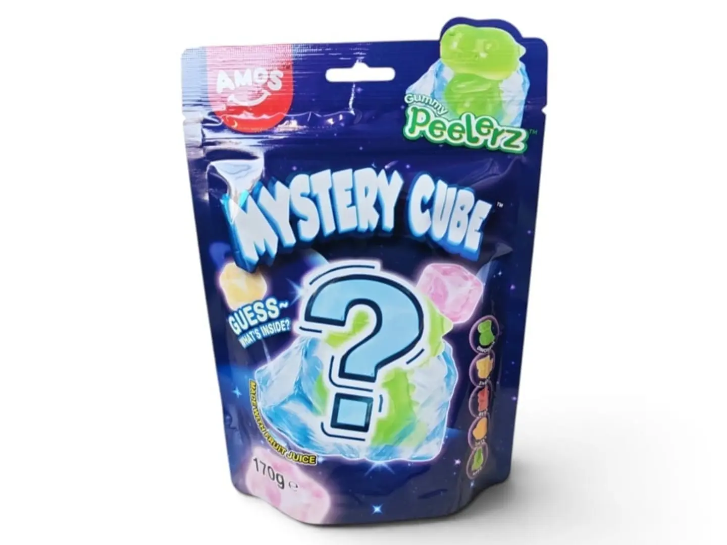 Pillars Gummi Mystery Cube Flavored Jelly Candy 170g