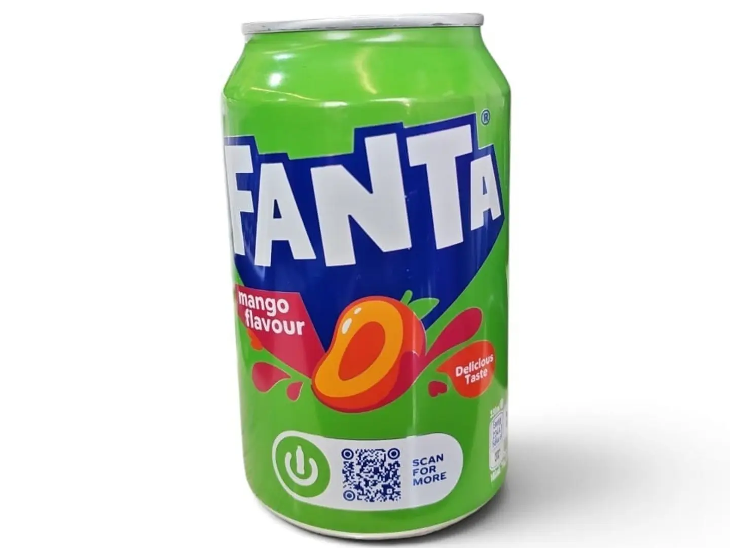 Fanta Mango Flavored Soft Drink 330ml British