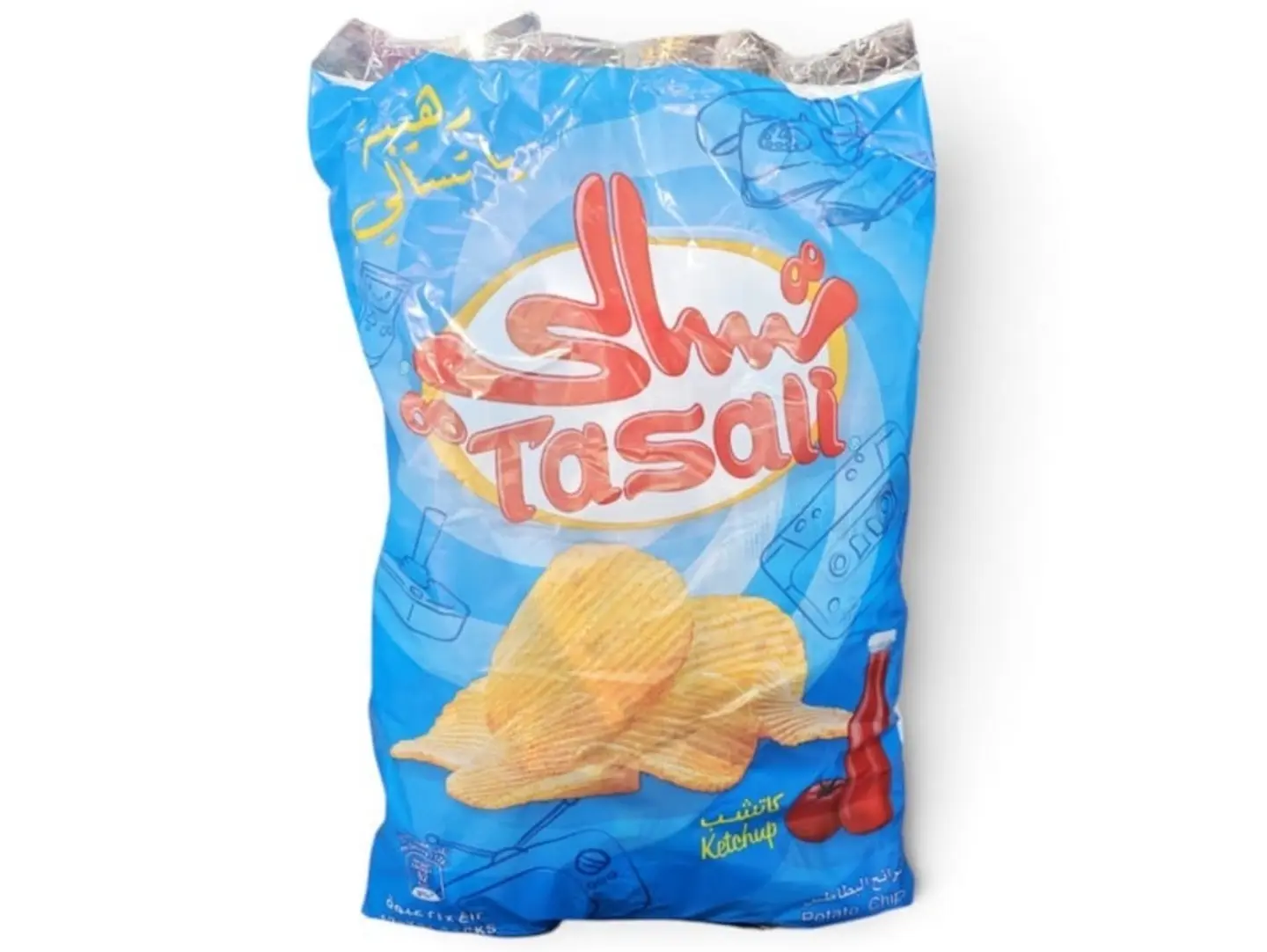 Tasali Mini Ketchup Flavored Potato Snacks (21 Pieces Per Bag)