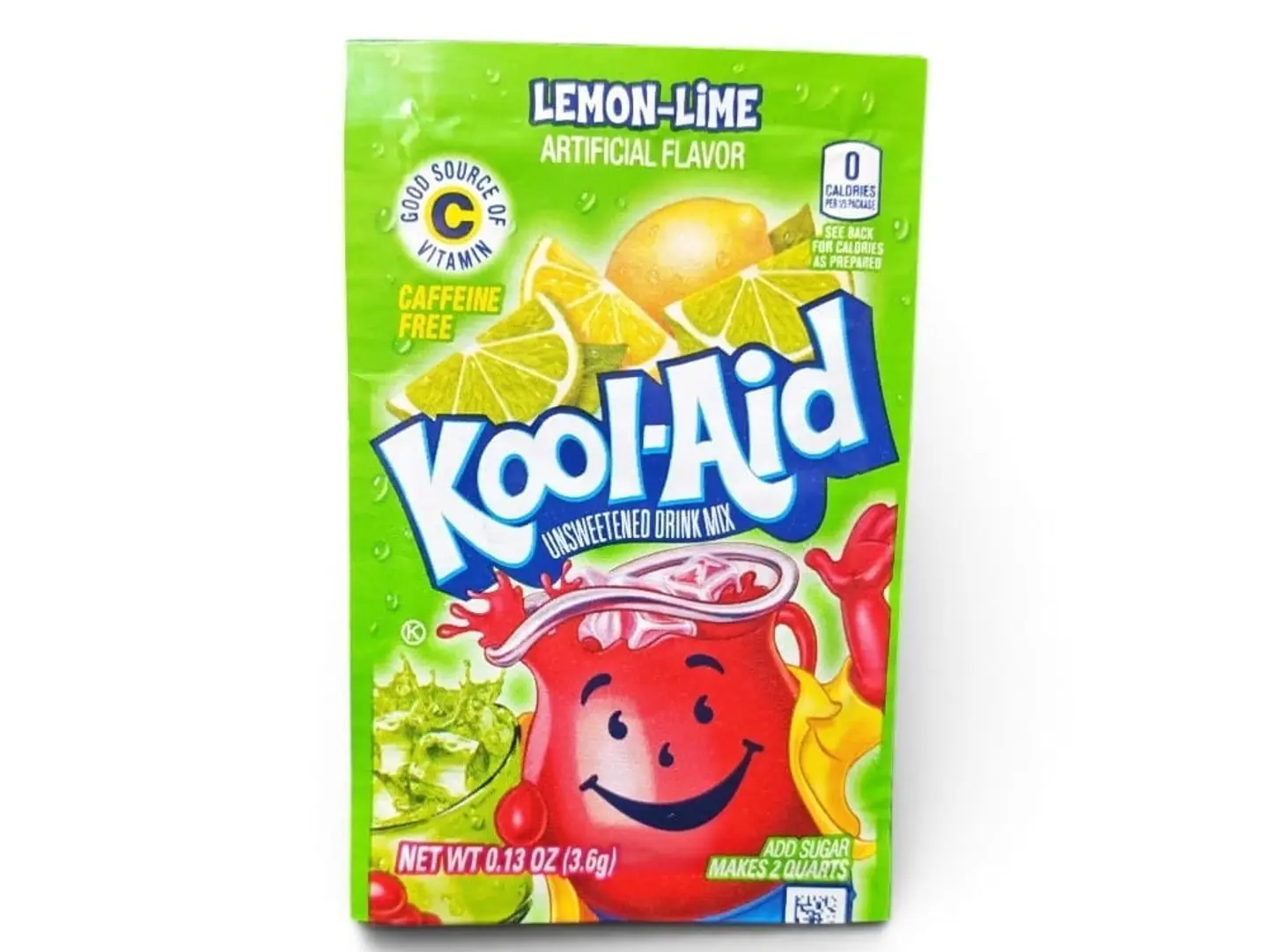 Kool Aid Lemon Lime Flavor Drink Mix, 3.6g (Imported)