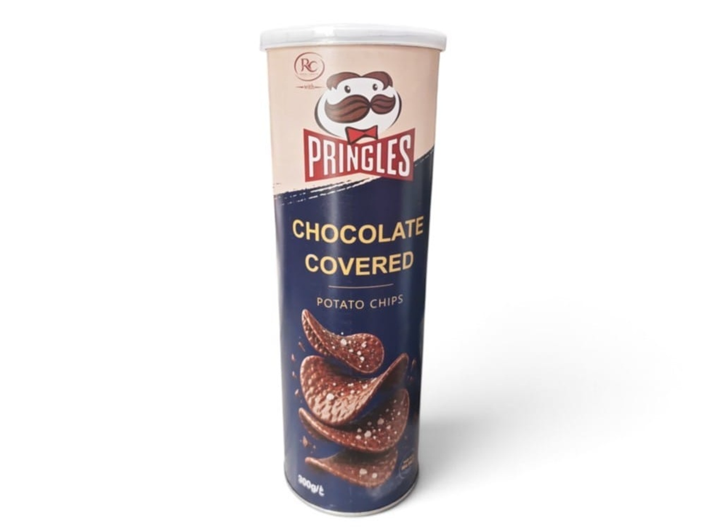Pringles Covered With Chocolate, Sea Salt, 300 Grams Box