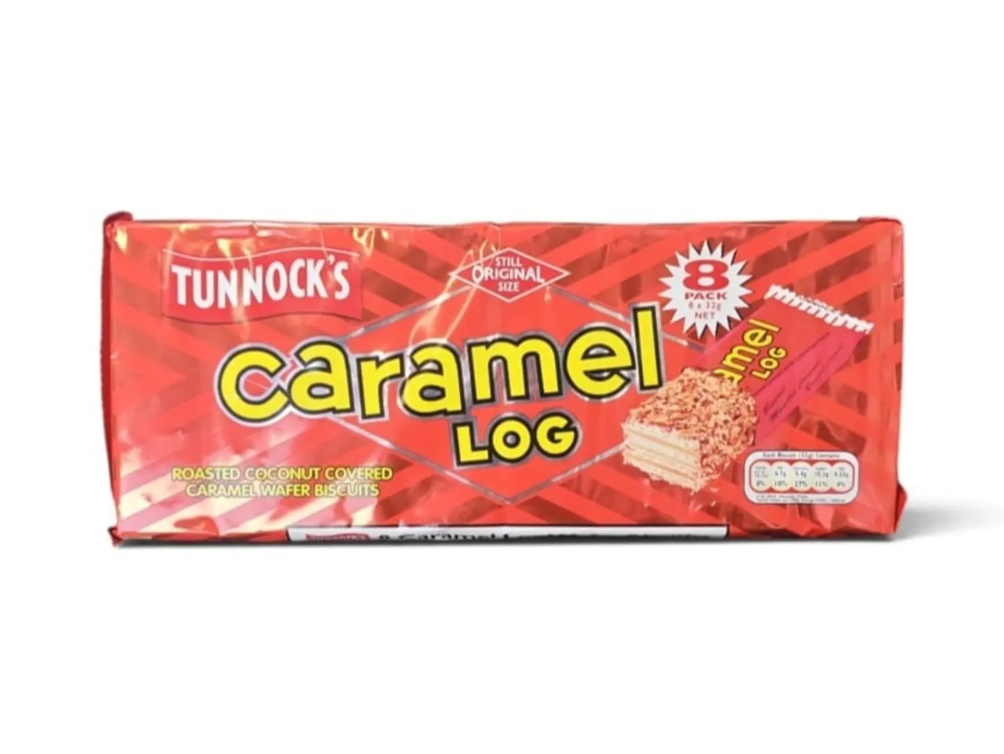 Original Tonix Caramel Log Pack Of 8 (256g)