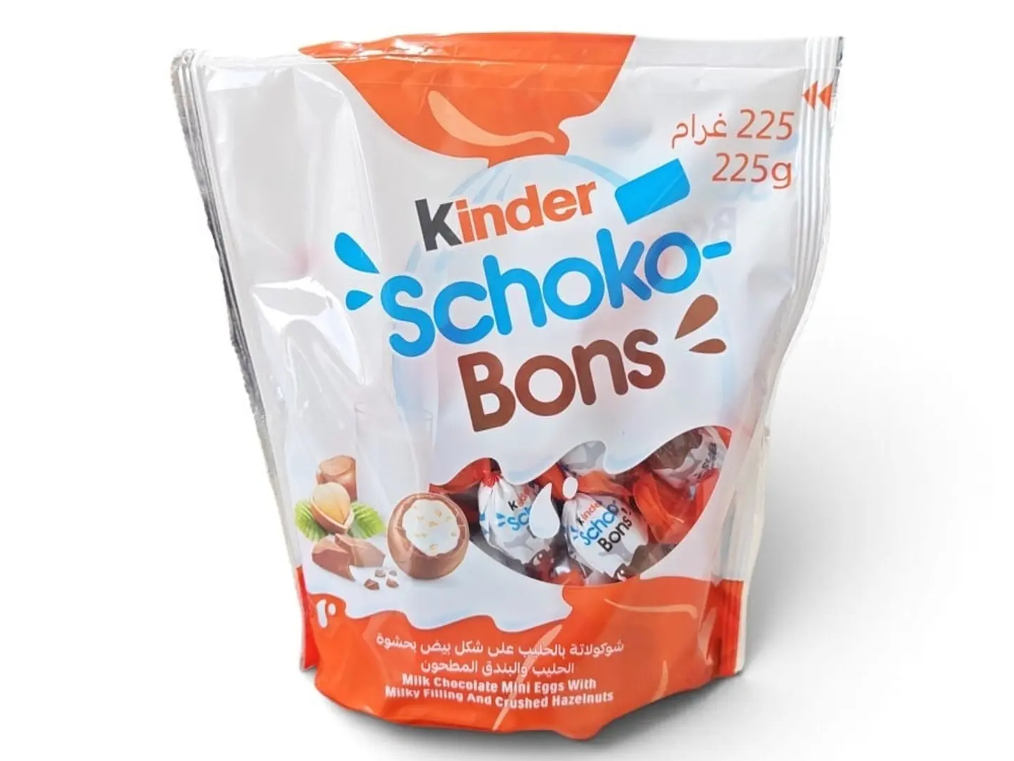 Kinder Schoko Bons With Hazelnut 225g