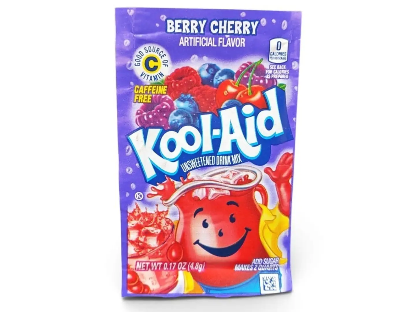 Kool Aid Mixed Berry And Cherry Flavored Drink Mix, 4.8g (Imported)