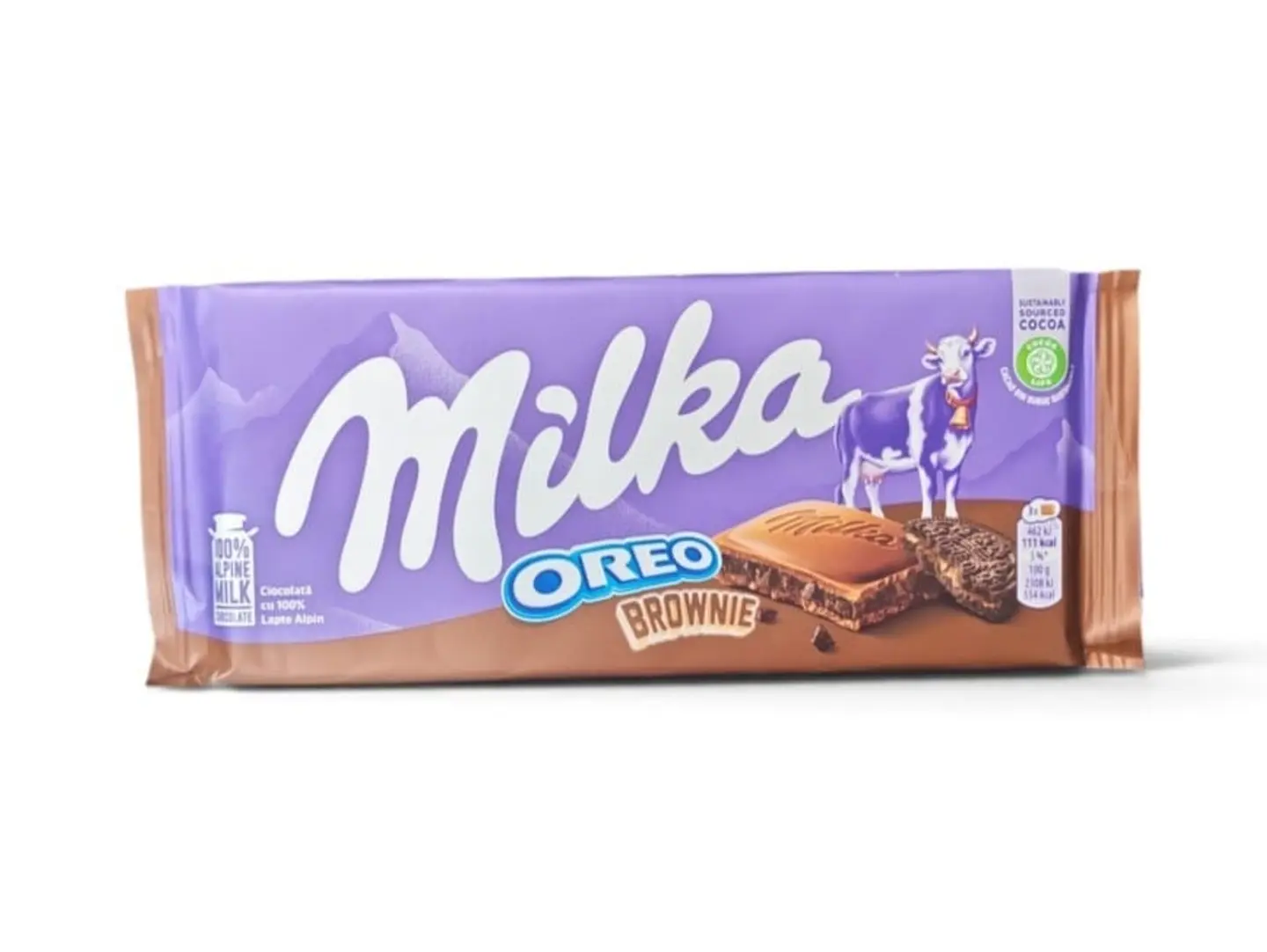 Milka Oreo Brownie Chocolate Bar 100g