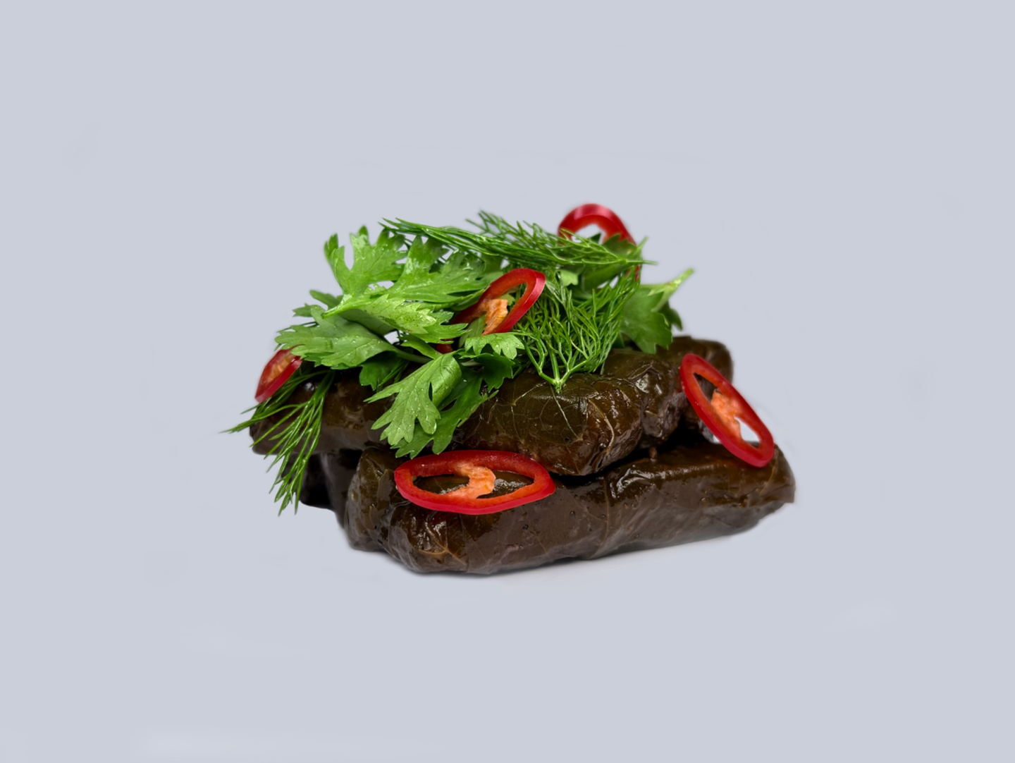 Stuffed Grape Leaves   Spicy Shagra Chili - 12 Pieces