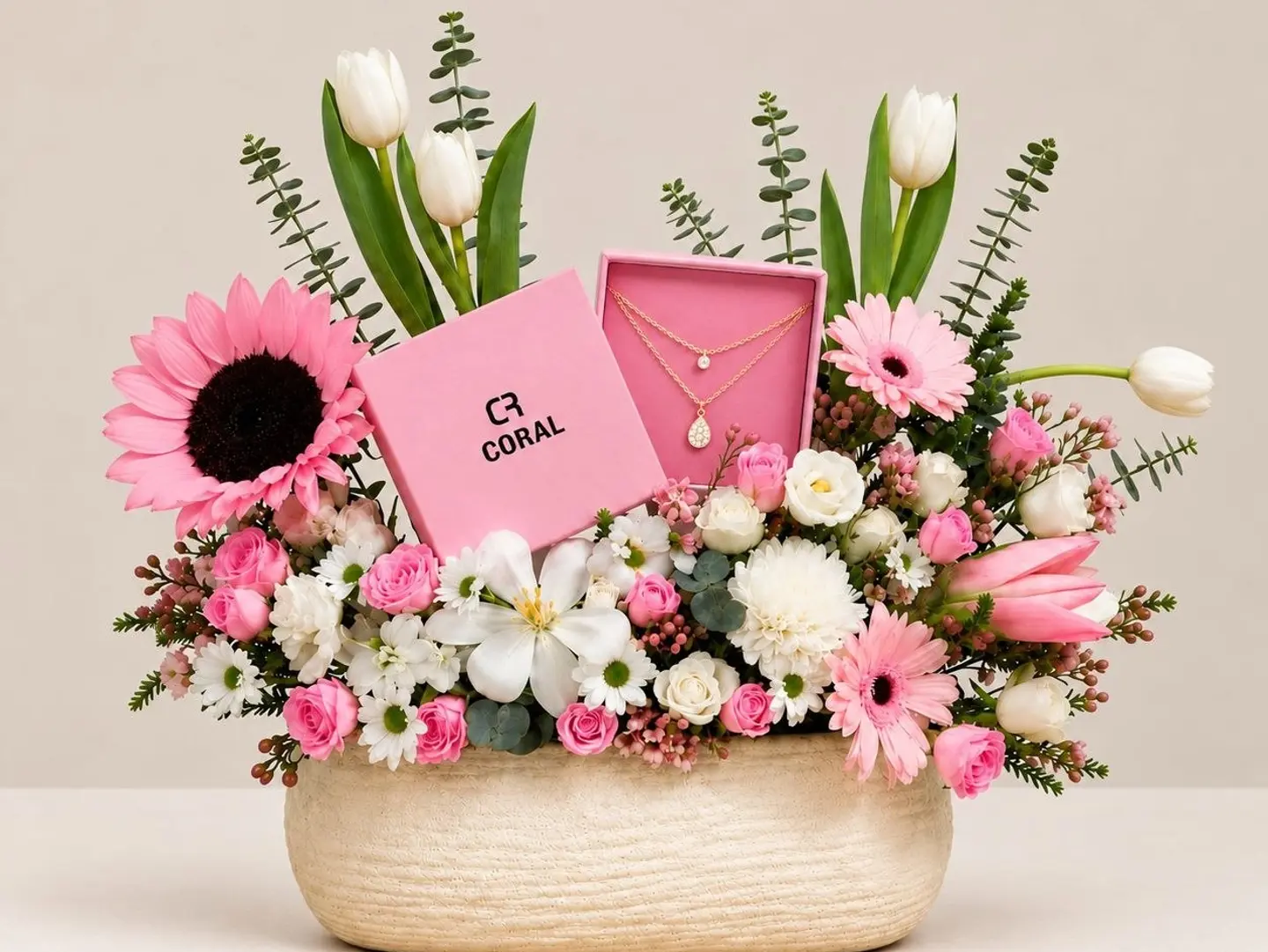 Coral Pink Touch