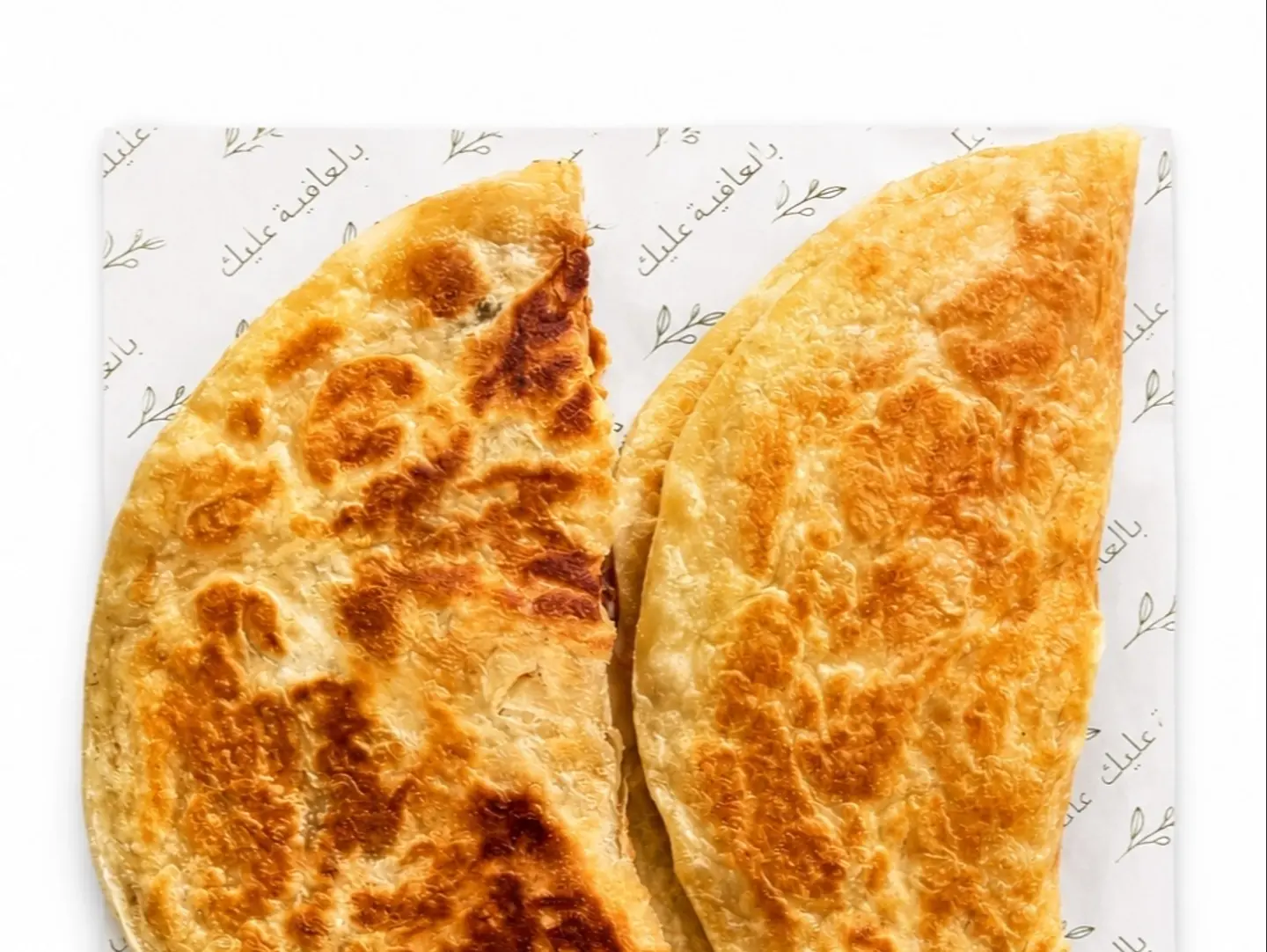 Chapati With Liquid Cheese