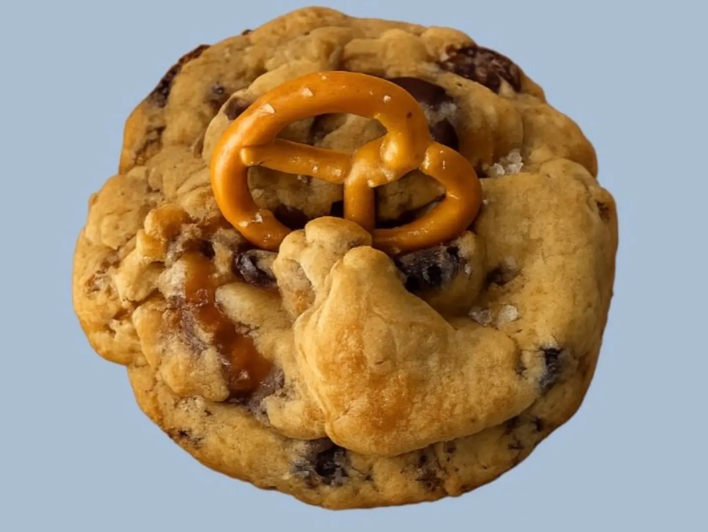 Pretzel And Salted Caramel Cookie