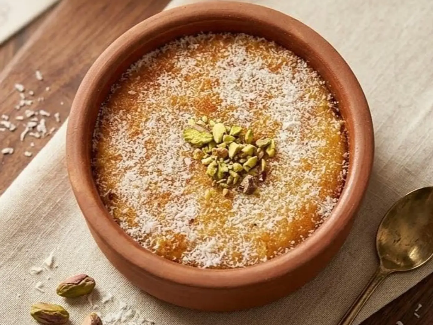 Basbousa With Cream