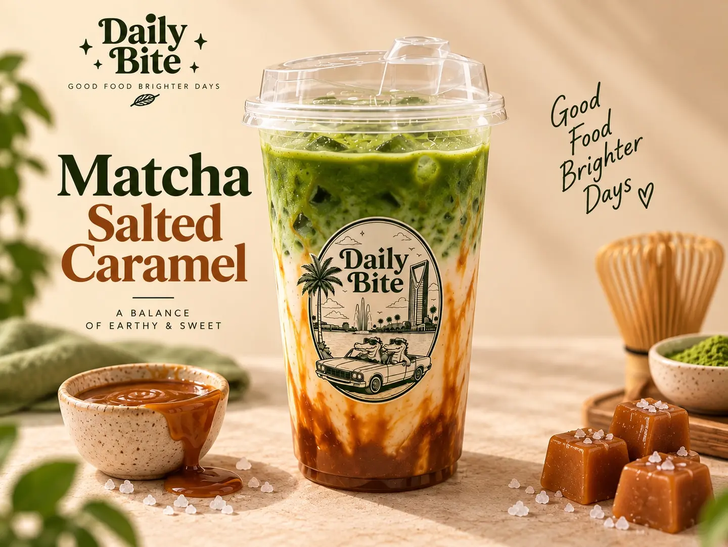 Matcha Salted Caramel