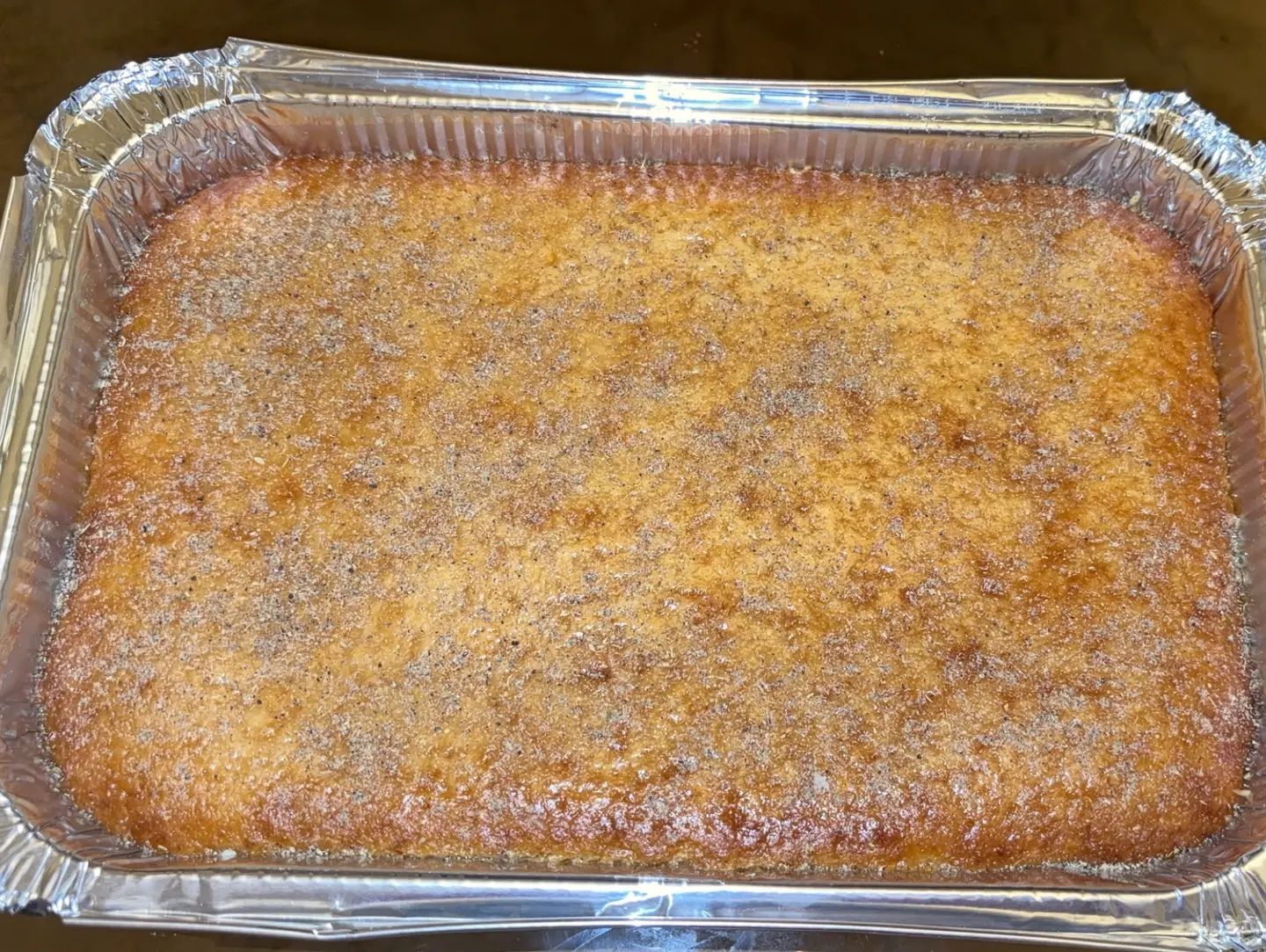 Cardamom Basbousa