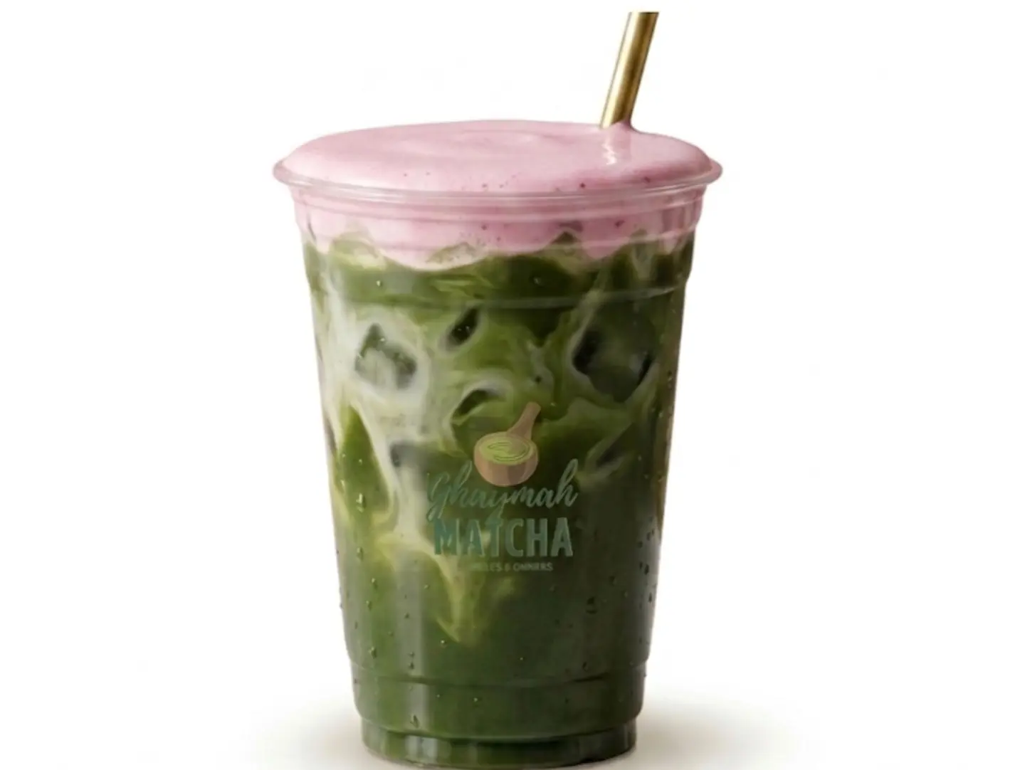 Matcha Foam Strawberry