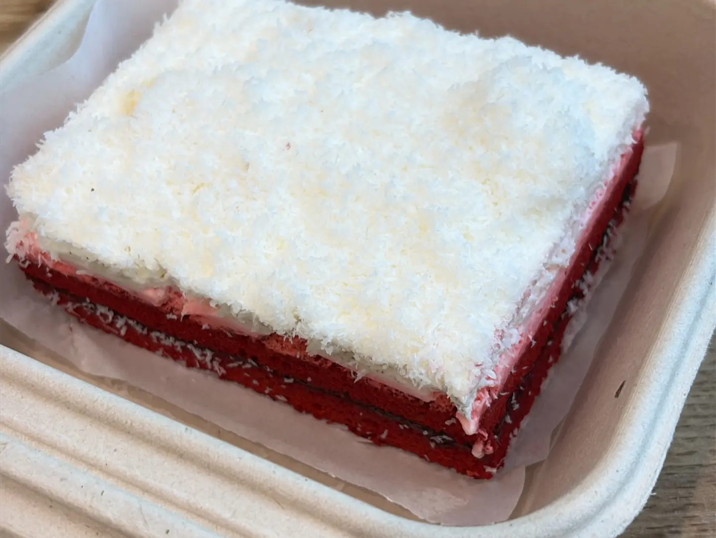 Red Velvet Coconut Cake