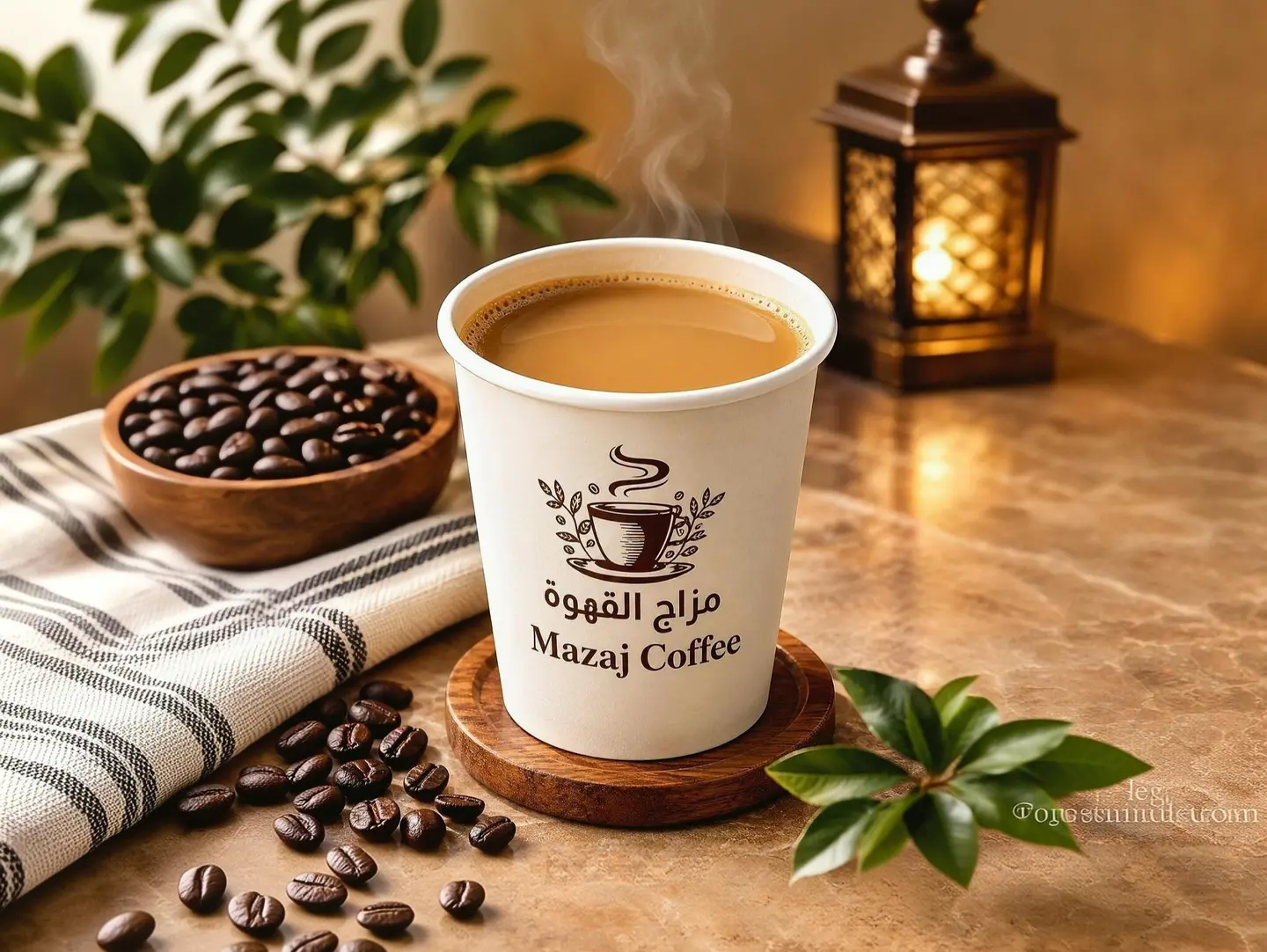 كوب قهوة عربية