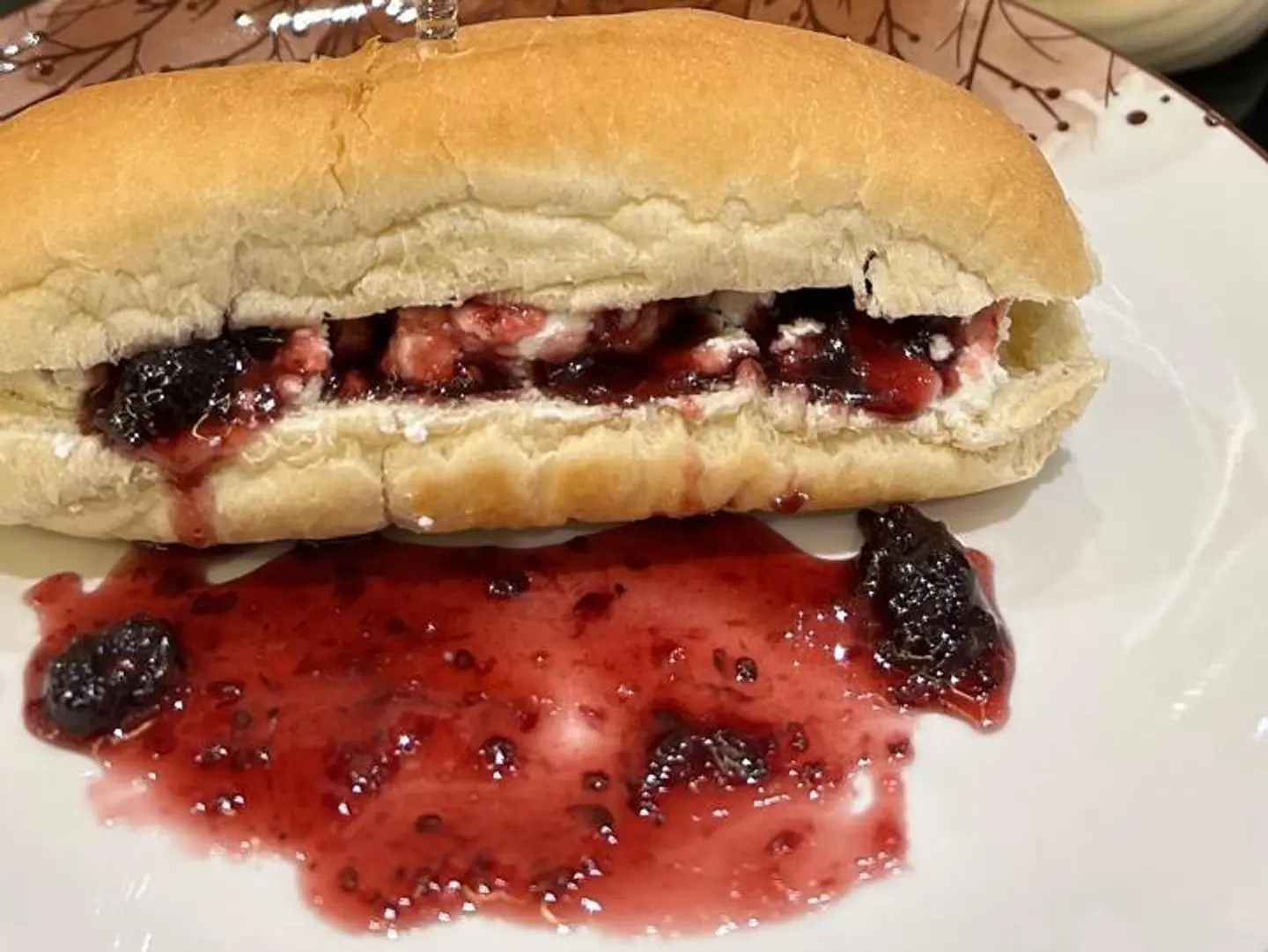 Chess With Blueberry Paste Sandwich