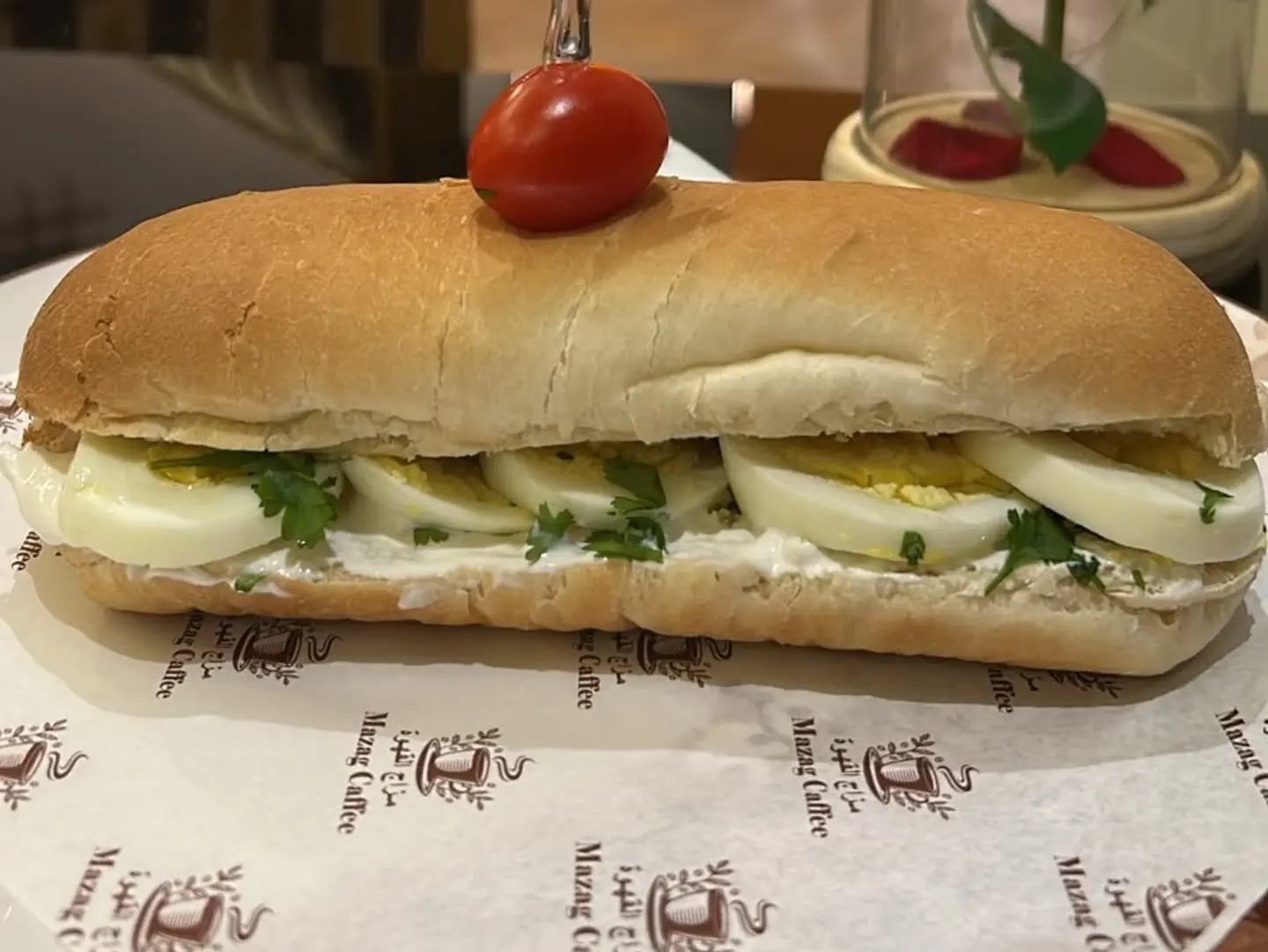 Egg And Chess Sandwich