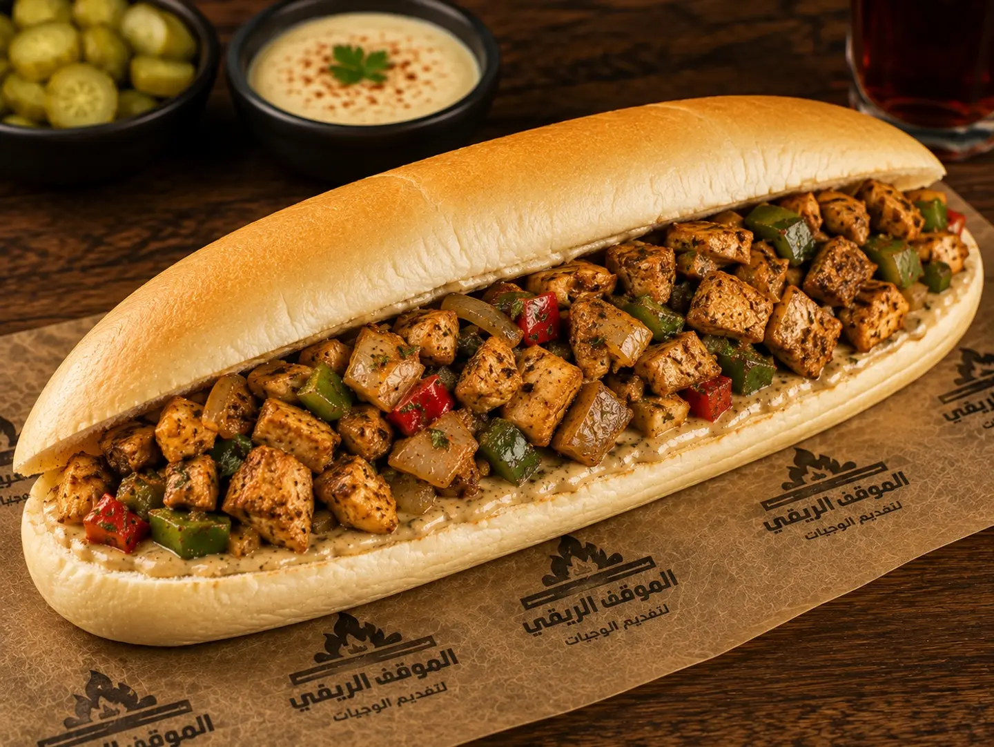 Chicken Rocket Sandwich With Cheese