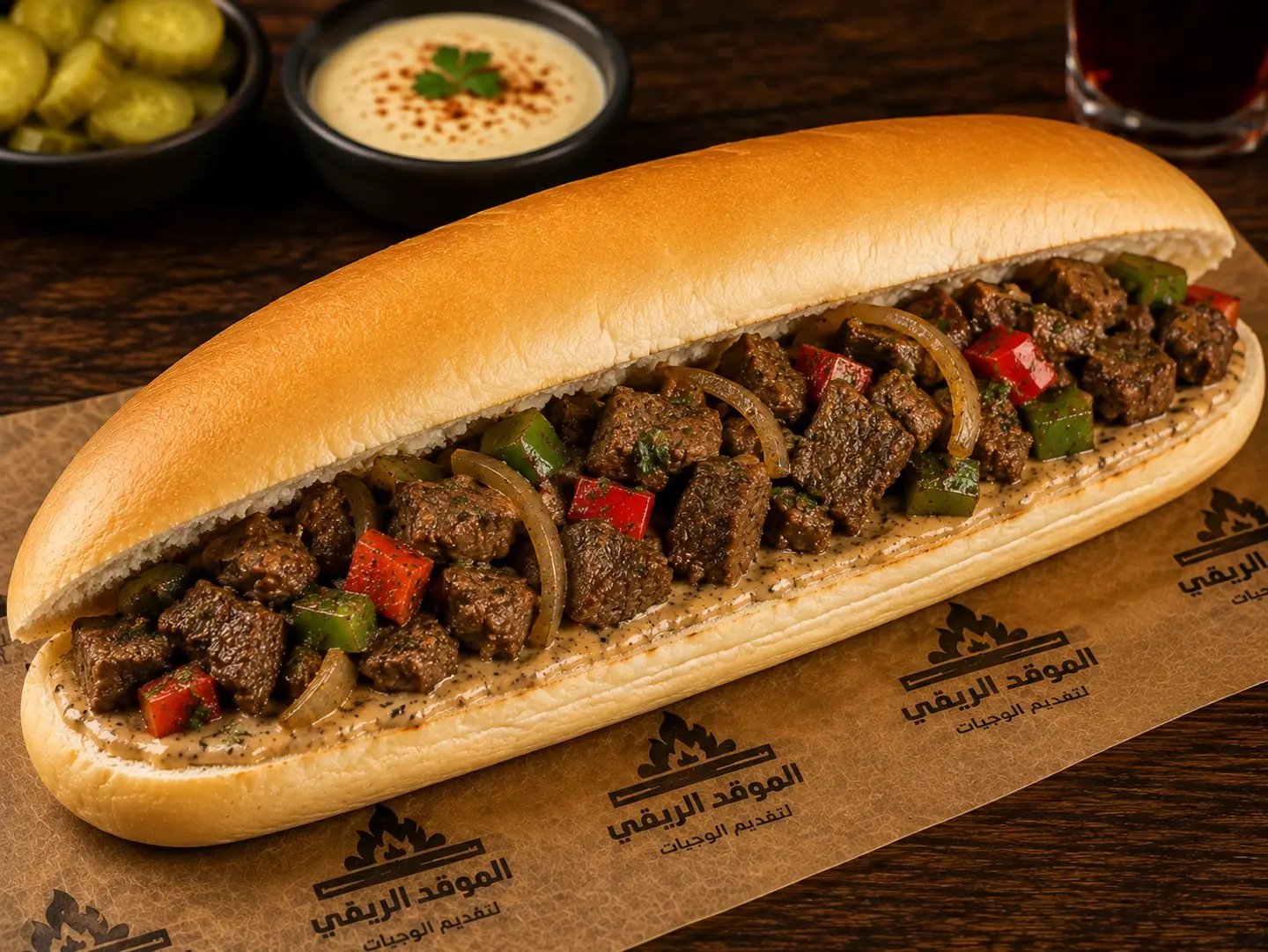 Minced Lamb Rocket Sandwich