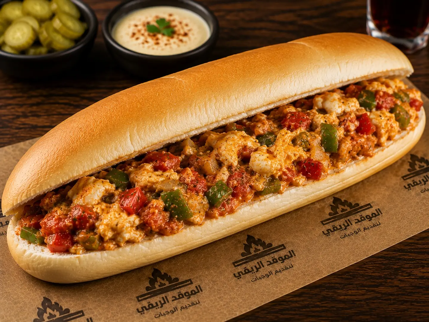 Shakshuka Rocket Sandwich