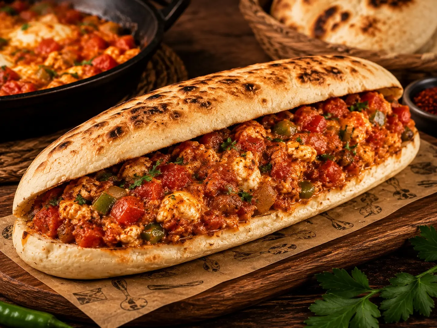 Shakshuka Chapati