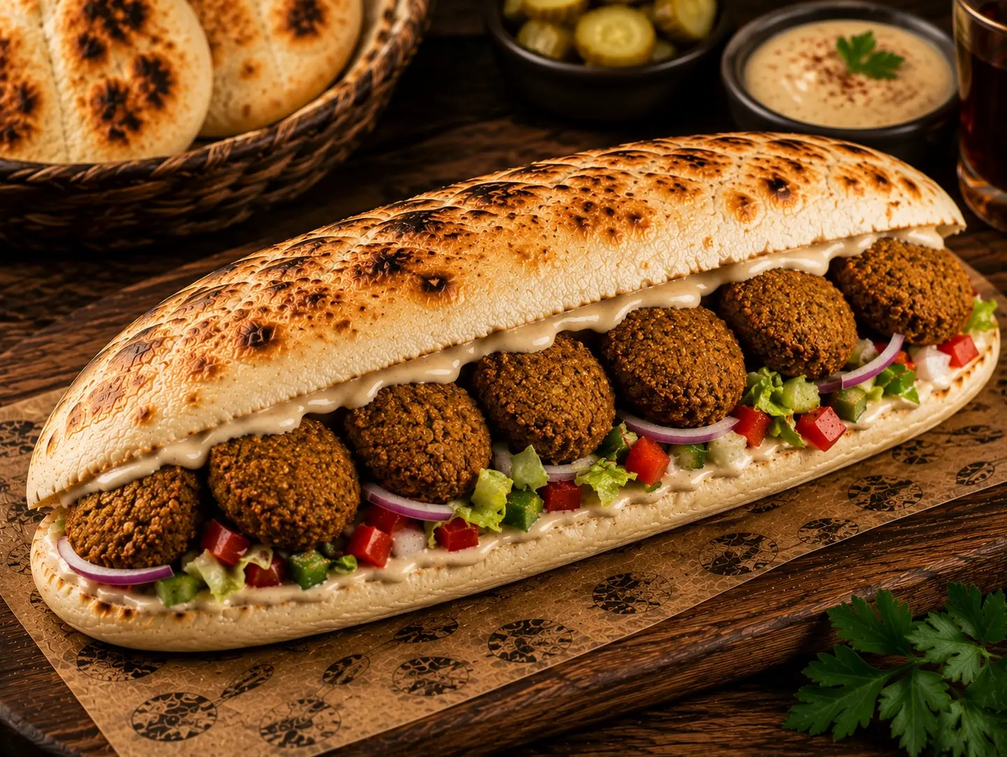 Falafel Chapati