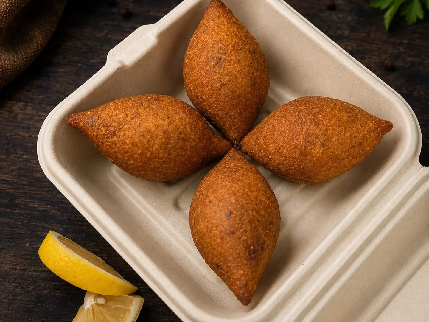 Fried Meat Kibbeh