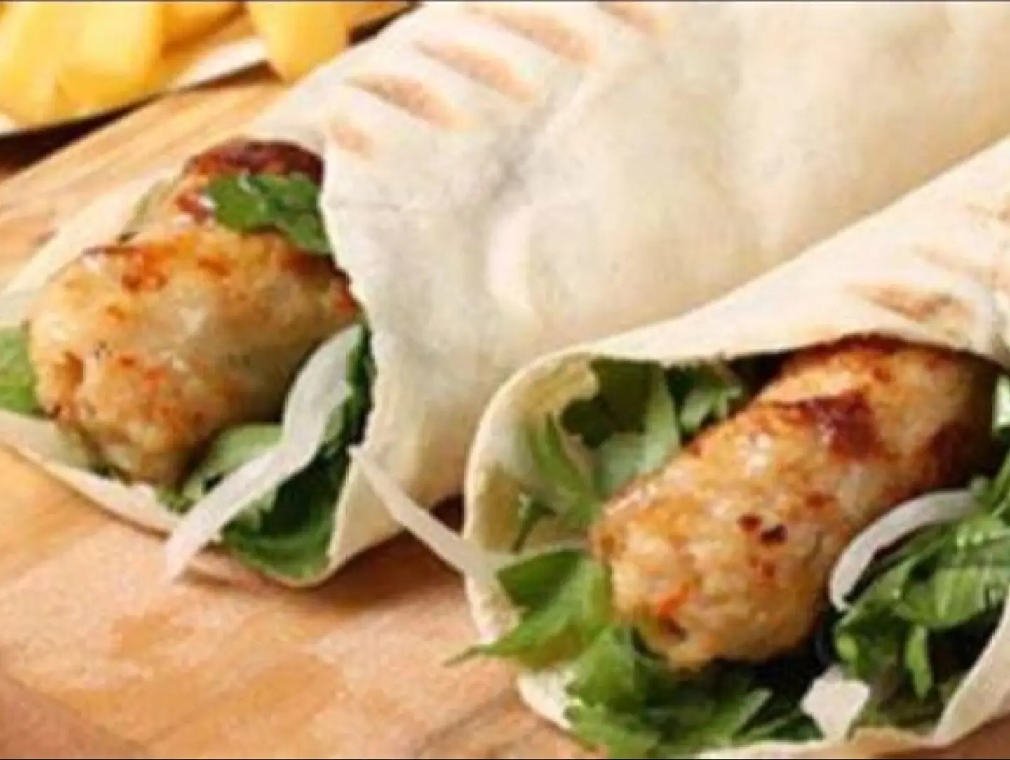 Chicken Kebab Sandwich - Samoli Bread
