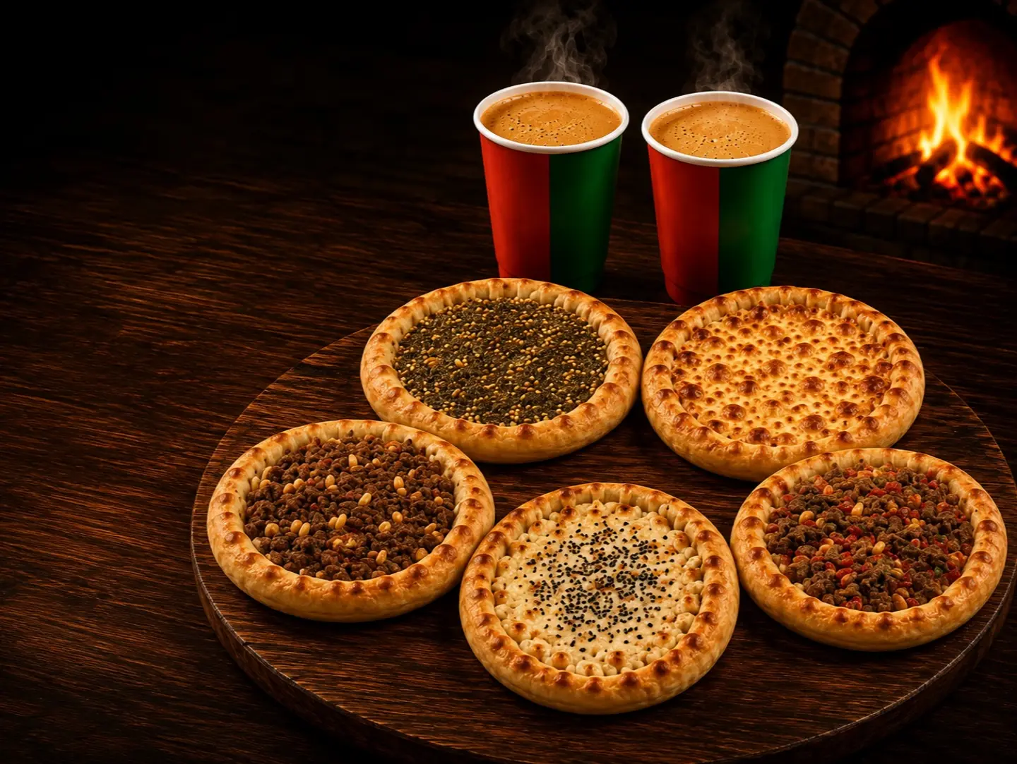 5 Pices Manakis 2 Pices Karak