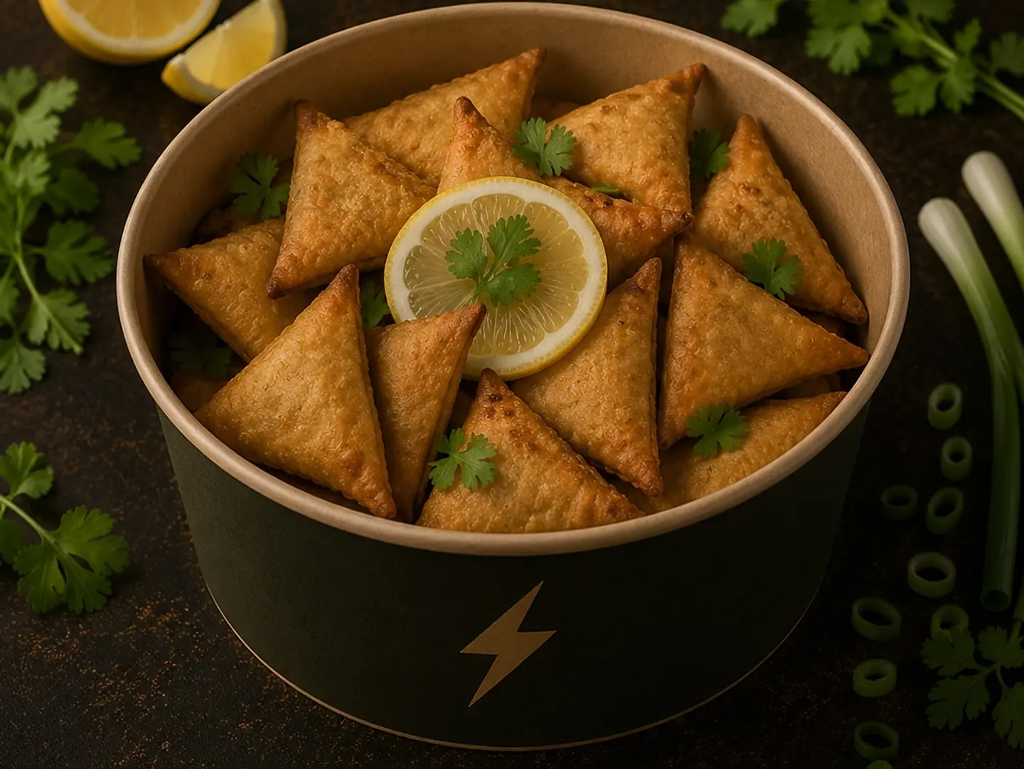 Liquid Cheese Samosa