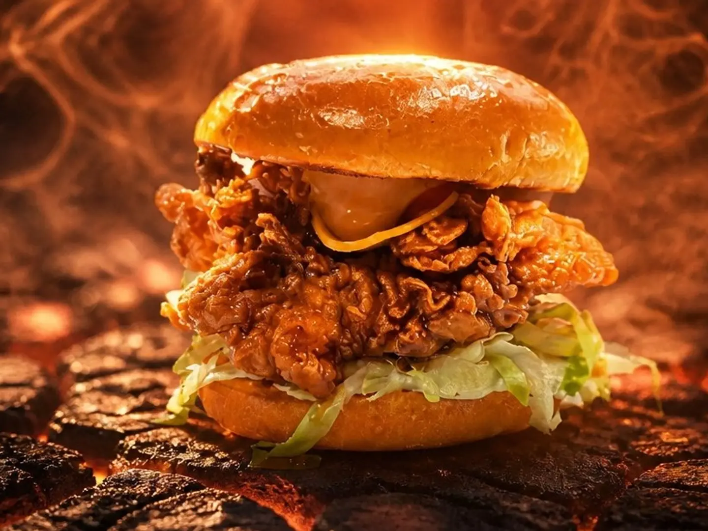 Chicken Krispy Burger.