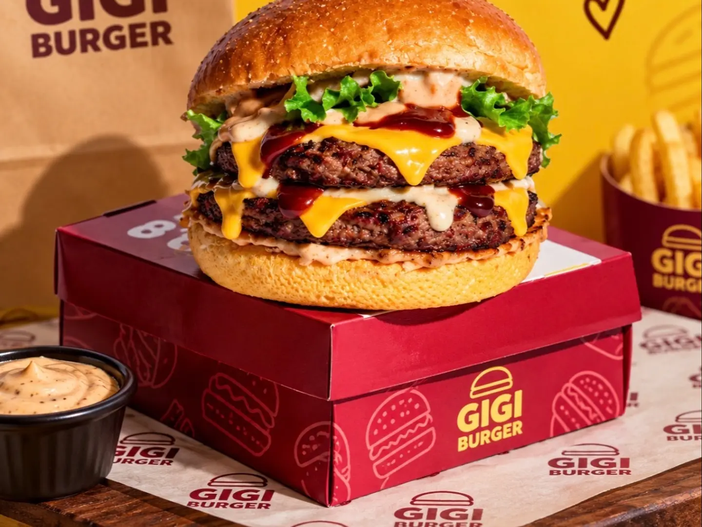 Beef Burger With Cheese