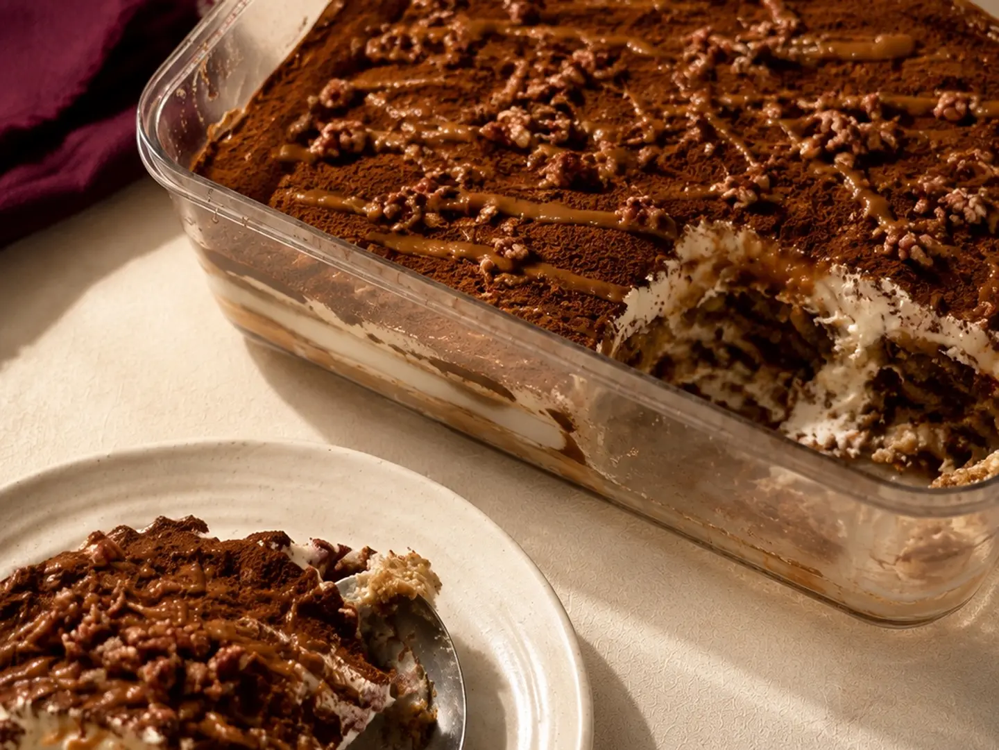 Caramel Pecan Tieramisu