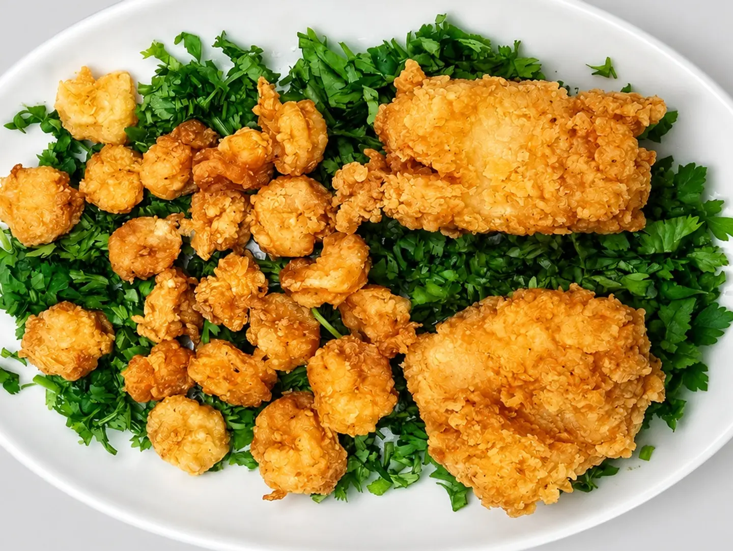 Fish Fillet And Small Sized Shrimp Mix
