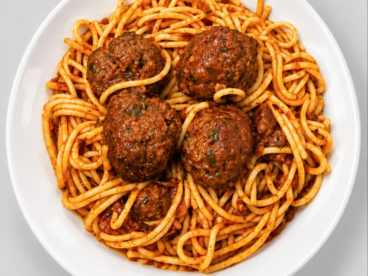 Meat Balls Spaghetti