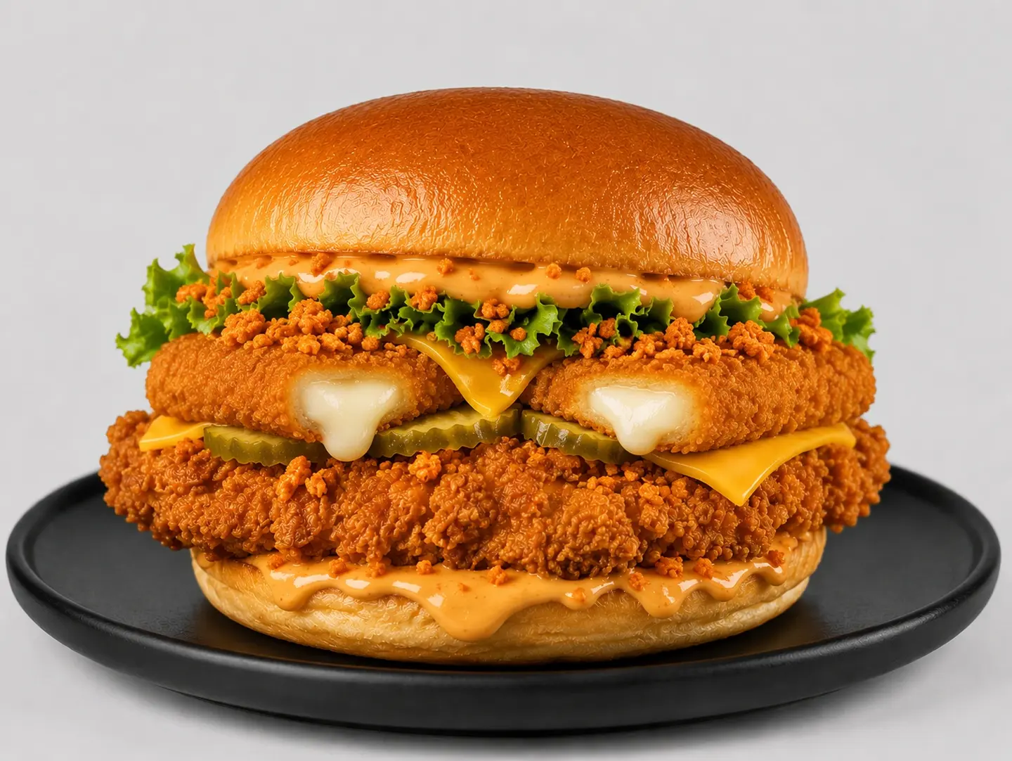 Cheesy Chicken Burger