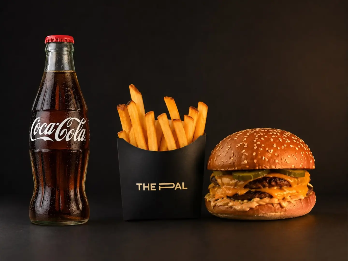 The Pal Burger And Fries And Drink