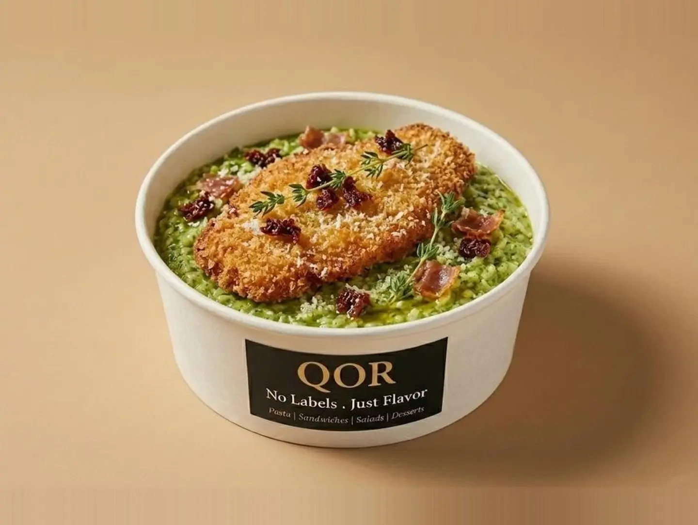 Pesto Risotto With Chicken