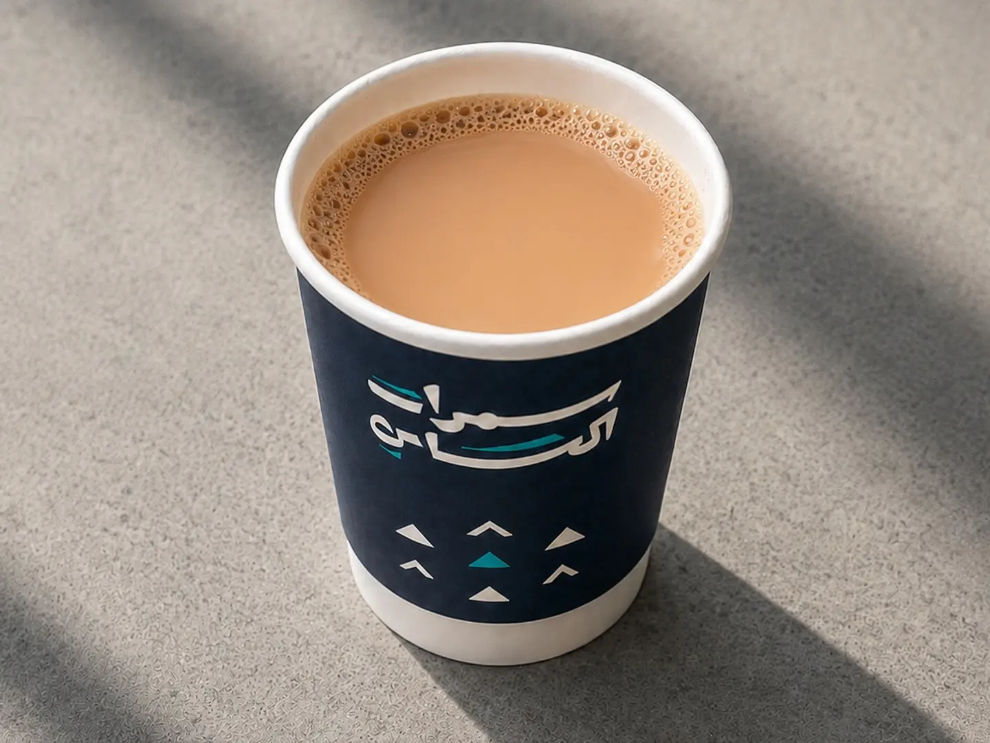شاي بالحليب