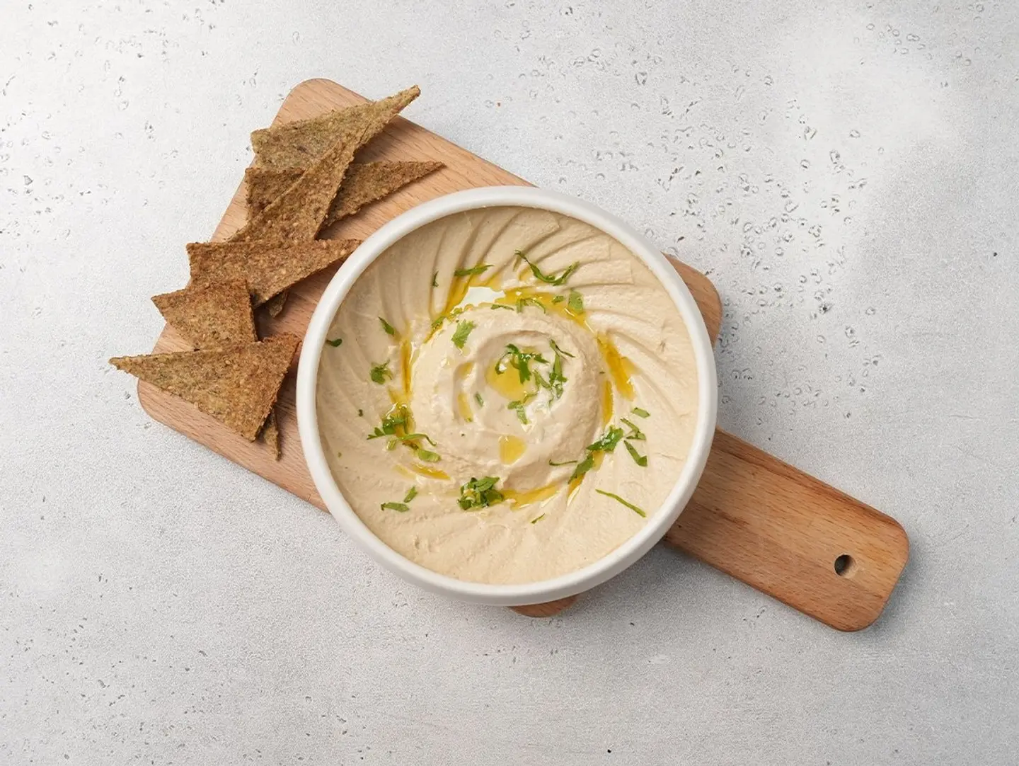 Hummus & Zaatar Crackers