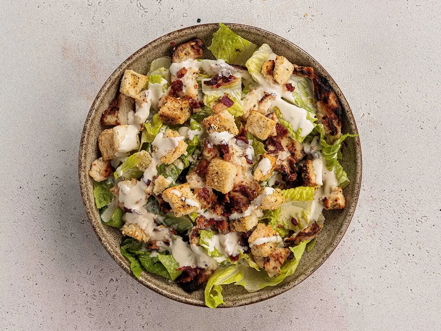 Guilt Free Caesar Salad