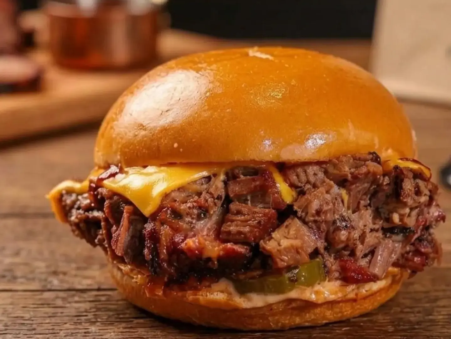 Grillo Burger With Smoked Meat